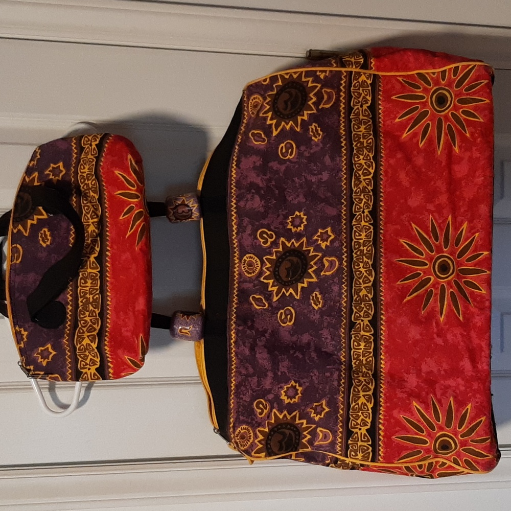 2 Piece Luggage set. Extra Large Duffle and Toiletry bag.